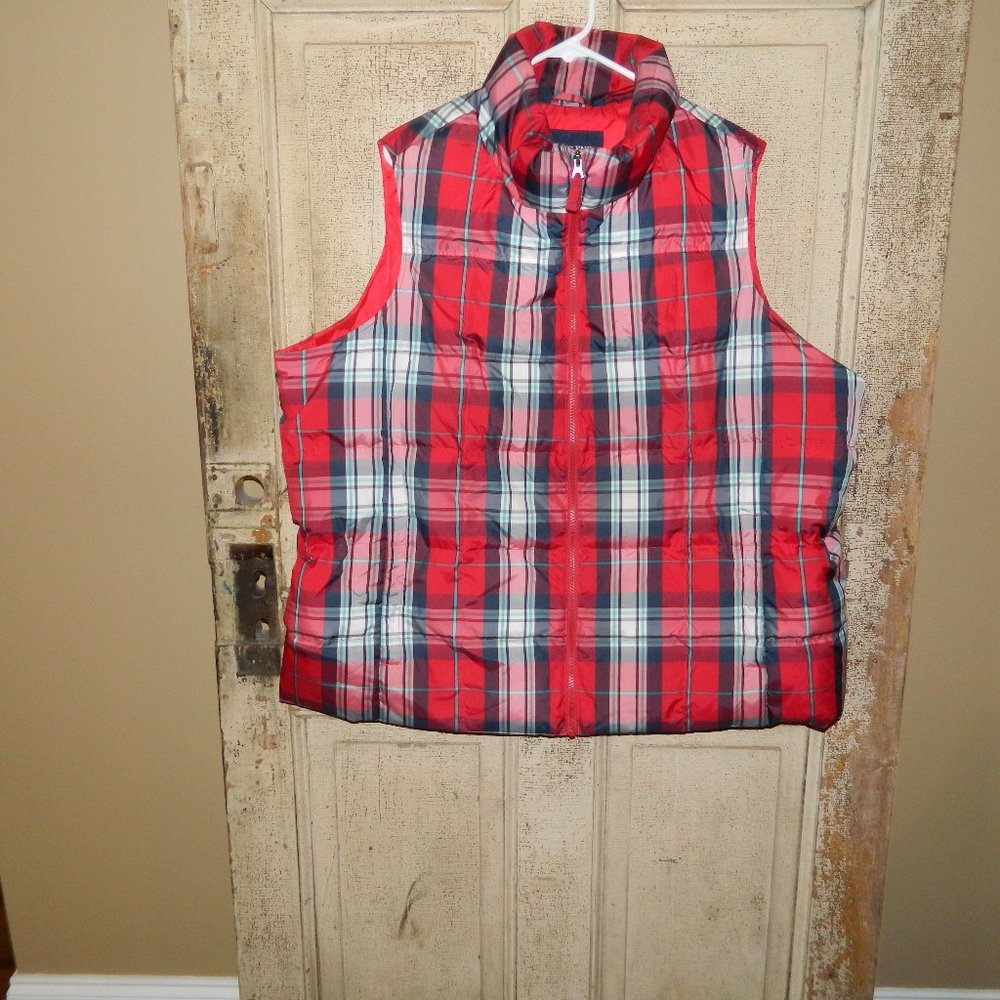 Lands' End Puffer Down Vest Womens Size 3X 24W-26W